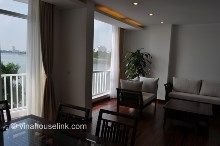 Apartment for rent with 2 bedrooms & 2 modern bathrooms in Xom Chua, Dang Thai Mai Street