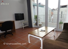 Apartment for rent with one warm bedroom in Linh Lang Street, Ba Dinh district, Hanoi