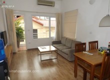 Apartment for rent with one comfortable bedroom in Dao Tan, Ba Dinh, Hanoi - 65 m2
