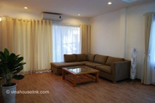 Bright and good service 2 bedrooms apartment for rent in Linh Lang 