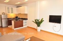 Brand new and bright apartment for rent near Quan Ngua stadium - Ba Dinh district - 75m2 