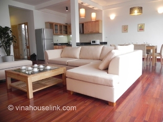 3 bedroom Serviced  Apartment For Rent in Dang Thai Mai street