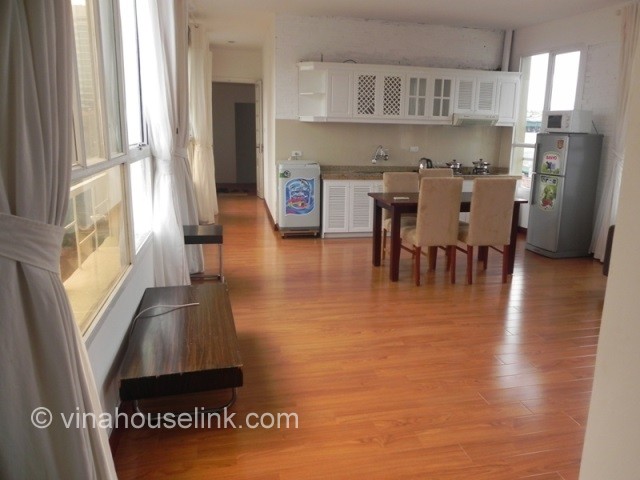 2 bedroom Service Apartment in Ha Hoi, area 100m2 - 6 th Floor 