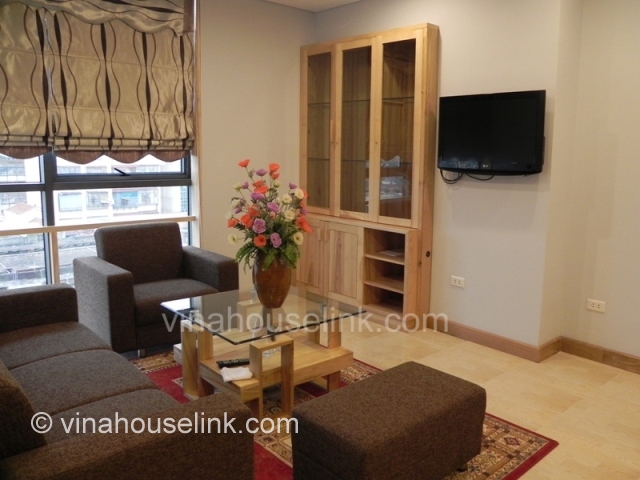 2 bedrooms fully furnished and good services apartment for rent- Floor area 70 m2 