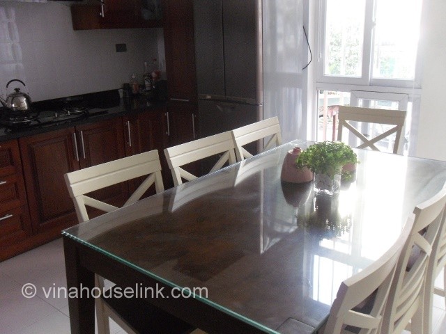 5 bedroom house in Cau Giay District for rent, full furniture, nice decoration