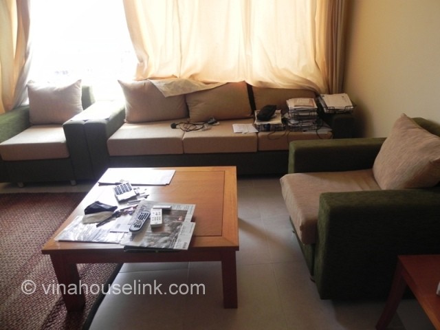 2 bedrooms serviced apartment - Area 80m2 - 5th floor - elevator 