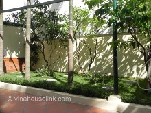 Amazing villa for rent in To Ngoc Van Street, 3 bedrooms with nice garden, front yard