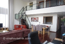Luxury Duplex Serviced Apartment For Rent in Xuan Dieu street - 3 bedrooms - 380m2 area