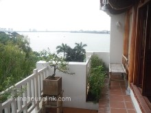 Wonderful Lake View house for rent with Elevator in Thuy Khue Street