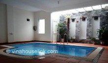 Villa for rent in Dang Thai Mai, Tay Ho, 4 bedroom, area 600m2, Swimming pool