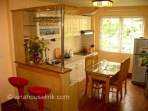 Lovely house in Thuy Khue for rent with unique style and modern equipment