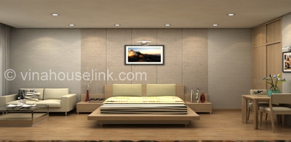 Brand new Japanese style studio in Ba Dinh District for rent, 6rd floor, elevator