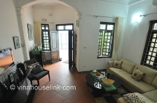 A modern house for rent with full furniture, a lovely garden in To Ngoc Van Street