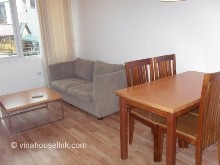 Service apartment with nice balcony for rent  -Area 80m2 