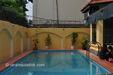 Swimming pool villa for rent in Tay Ho -8 bedrooms -Area floor 350m2 