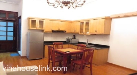 A serviced apartment for rent in Doi Can Street with good price.