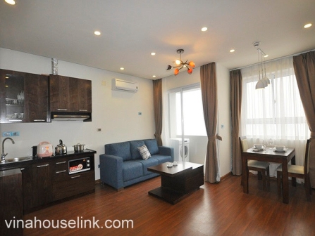 A modern serviced apartment for rent in Cau Giay street.