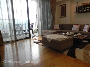 A luxury and brand new 2 bedroom furnished apartment for rent in Indochina.