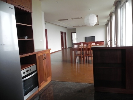 A luxurious 3 bedroom serviced apartment for rent in Dang Thai Mai - Tay Ho- Hanoi.