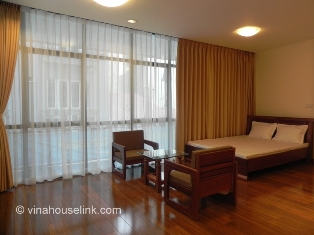 An elegant and brand new Studio serviced apartment for rent in Nam Trang street