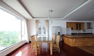 A beautiful and luxurious 3 bedroom serviced apartment for rent in Dang Thai Mai - Tay Ho- Hanoi.