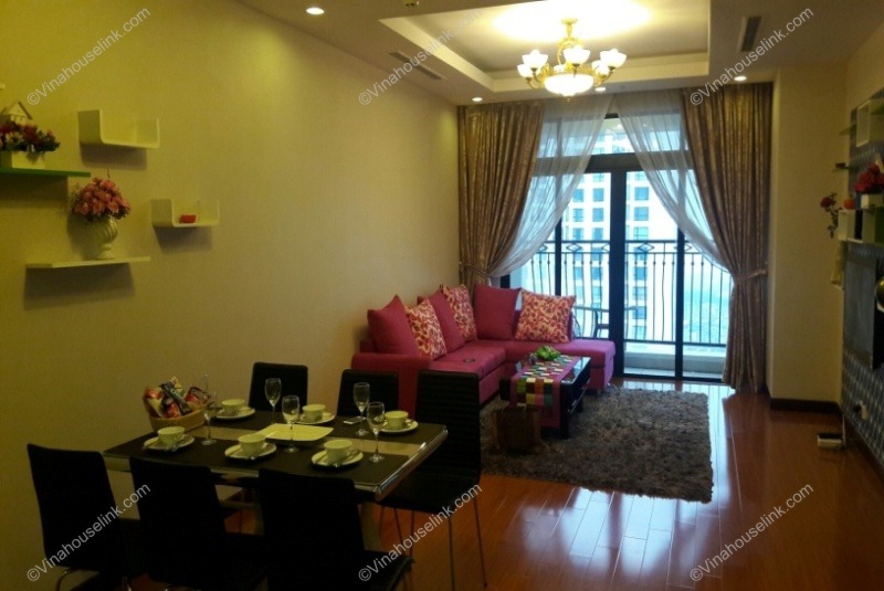 Luxury furniture and modern design serviced apartment in Royal city