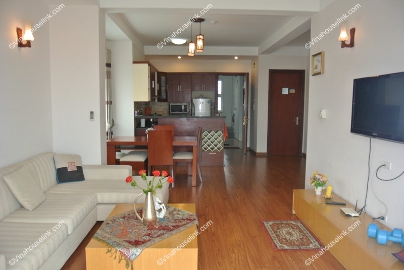 Tranquil 2-bedroom apartment for rent at Hoang Hoa Tham, Ba Dinh