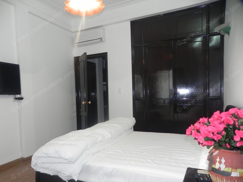 Minutely 1-bed 4th floor apartment for rent at The giao, Hai Ba Trung Dist, Hanoi