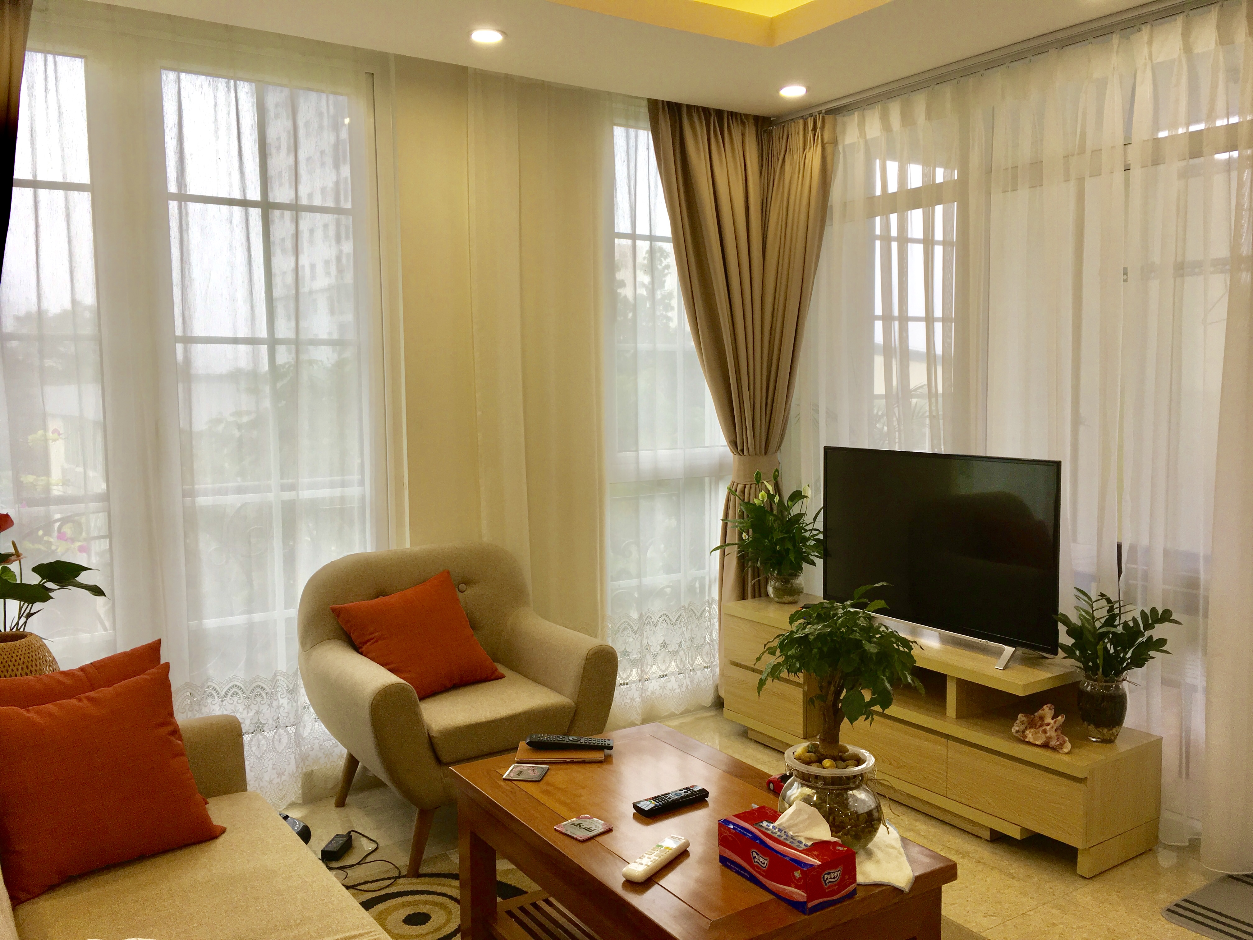 Serviced apartment 2 bedrooms, 4th floor(401), Giang Vo area.
