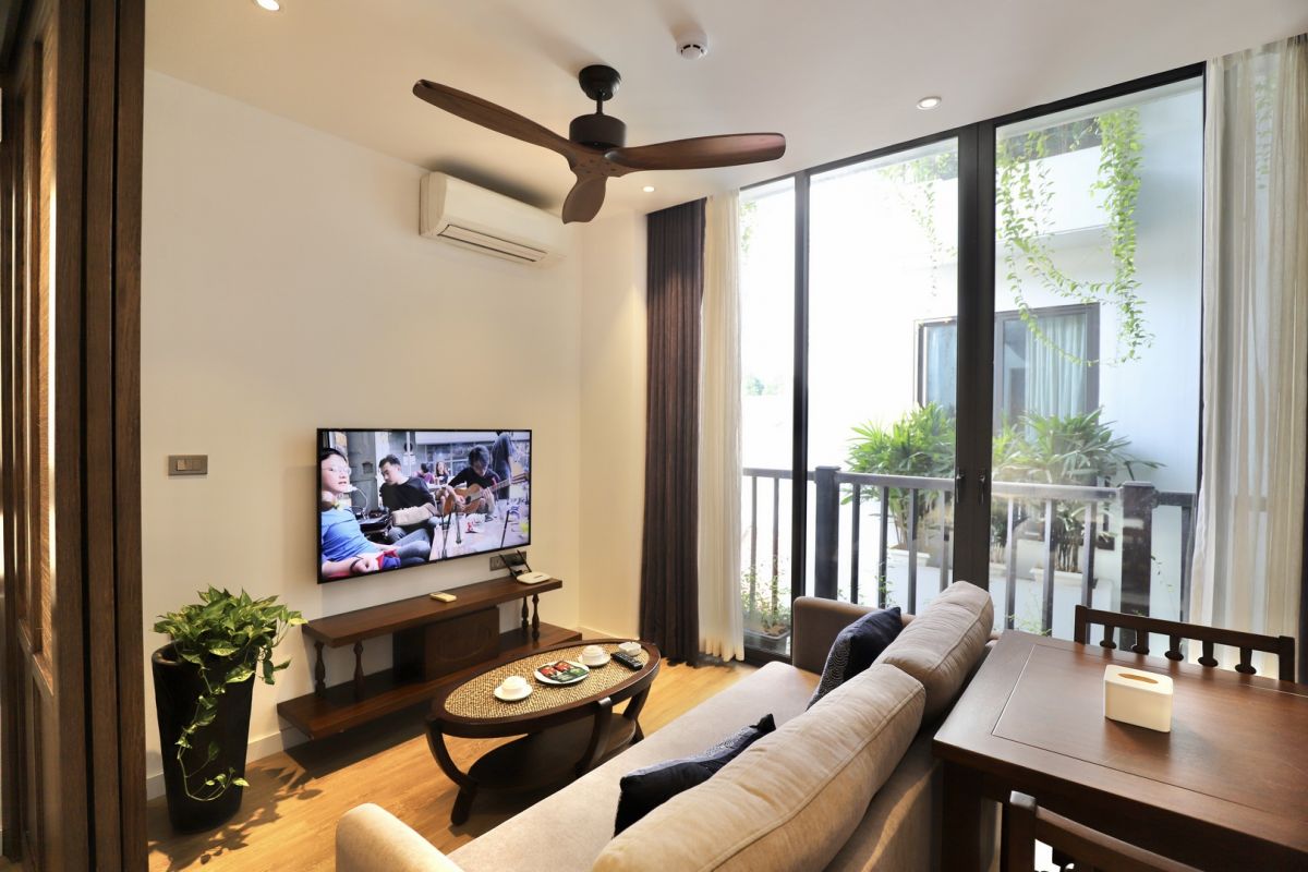 Service apartment 1 bedroom for rent at Ton That Thiep, Hoan Kiem, Ha Noi