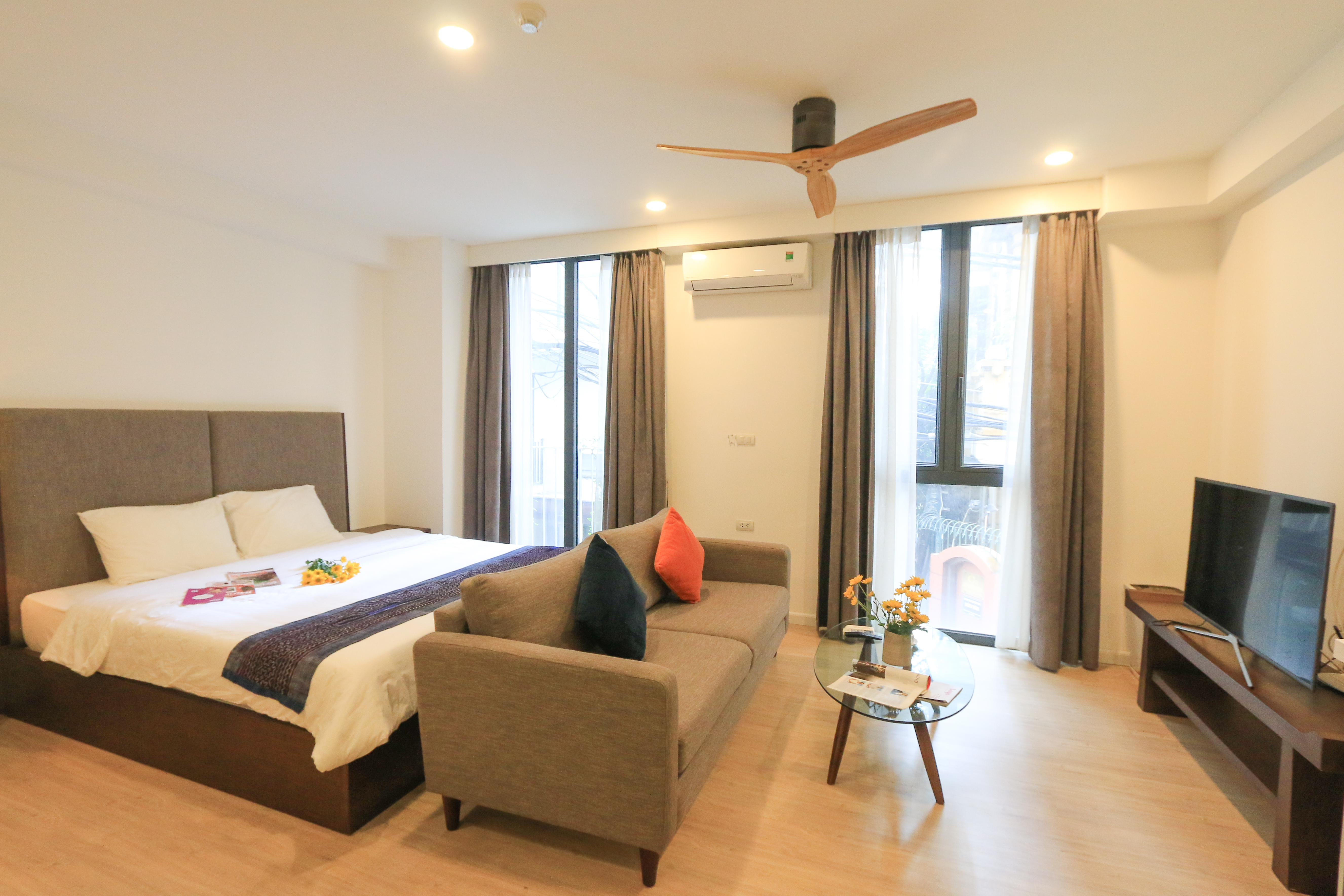 Service apartment-studio for rent at Kim Ma, Ba Dinh, Ha Noi