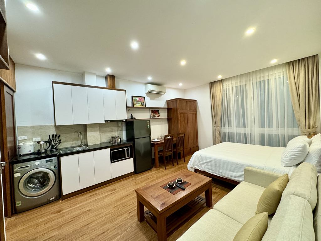 Studio on 2nd floor(202)-service apartment at Nguyen Dong Chi, Cau Dien, Ha Noi